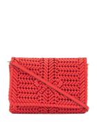 Anya Hindmarch Woven Clutch - Red