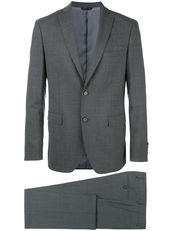 Tonello Dinner Suit, Men's, Size: 48, Grey, Elastodiene/wool/cupro