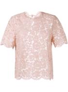 Valentino Top In Heavy Lace