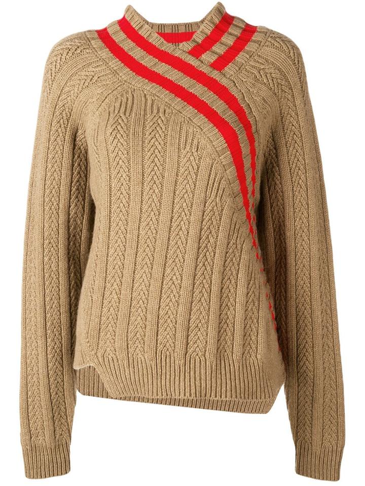 Jil Sander Asymmetric Style Jumper - Nude & Neutrals