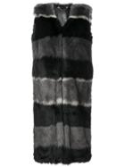Diesel Long Reversible Gilet - Black