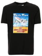 Love Moschino Fly The Finest T-shirt - Black