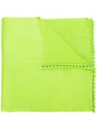 Bajra - Neon Scarf - Women - Silk/cashmere - One Size, Green, Silk/cashmere