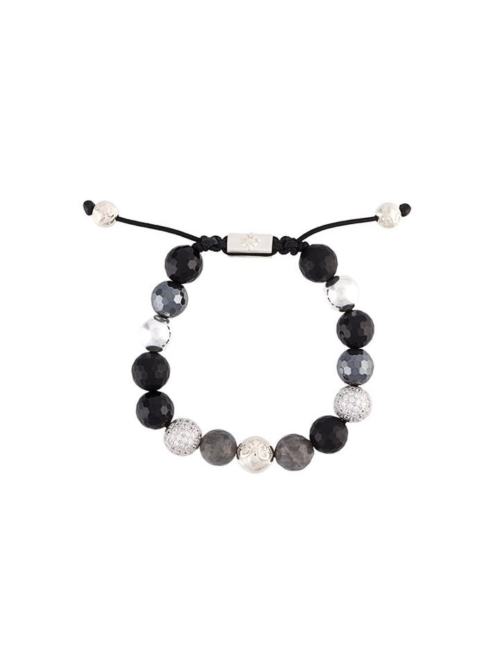 Nialaya Jewelry Beaded Bracelet, Women's, Size: Medium, Black