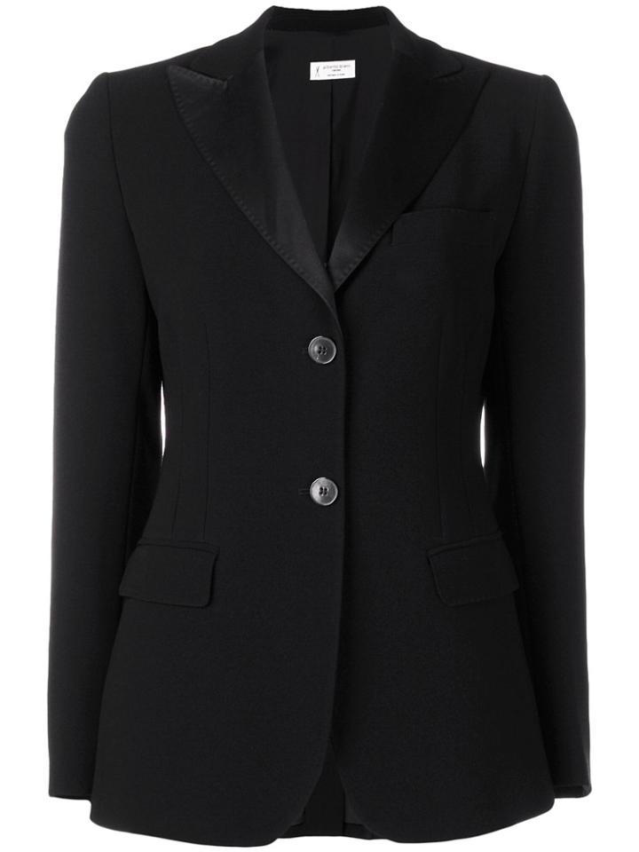 Alberto Biani Single Breasted Blazer - Black