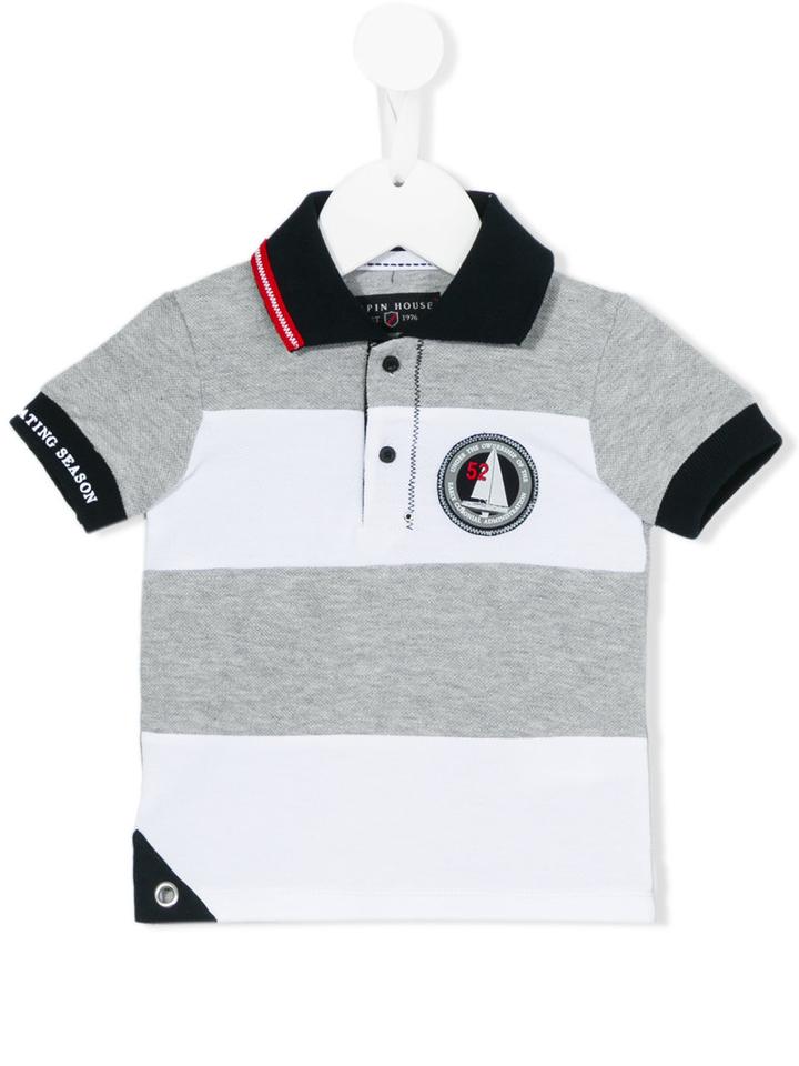 Lapin House - Striped Polo Shirt - Kids - Cotton - 18 Mth, Toddler Boy's, Grey
