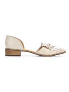 Manolita Ribbon Embellished Ballerinas - Neutrals