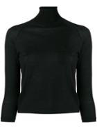 Prada Turtleneck Jumper, Women's, Size: 38, Black, Wool