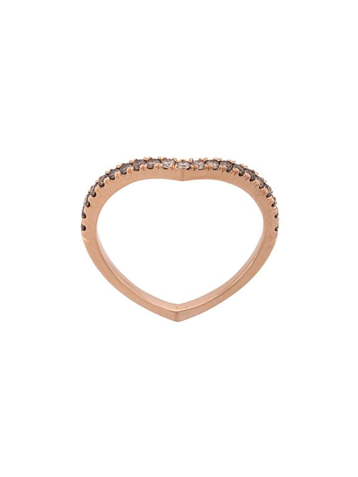 Eva Fehren 14kt Rose Gold Private Diamond Ring