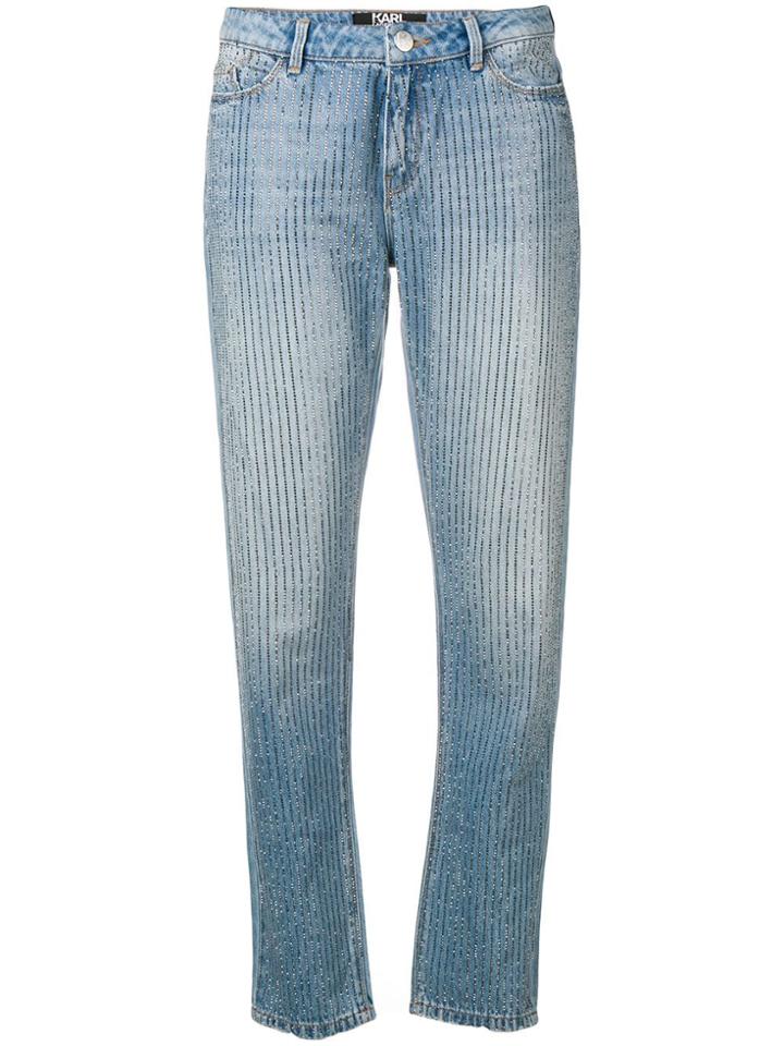 Karl Lagerfeld Sparkle Jeans - Blue