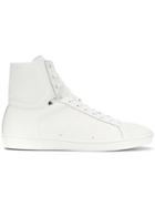 Saint Laurent Signature Court Sneakers - White
