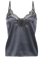 Fleur Du Mal Lace-trimmed Cami Top - Black