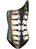 Mona Xenia Asymmetric Swimsuit - Multicolour