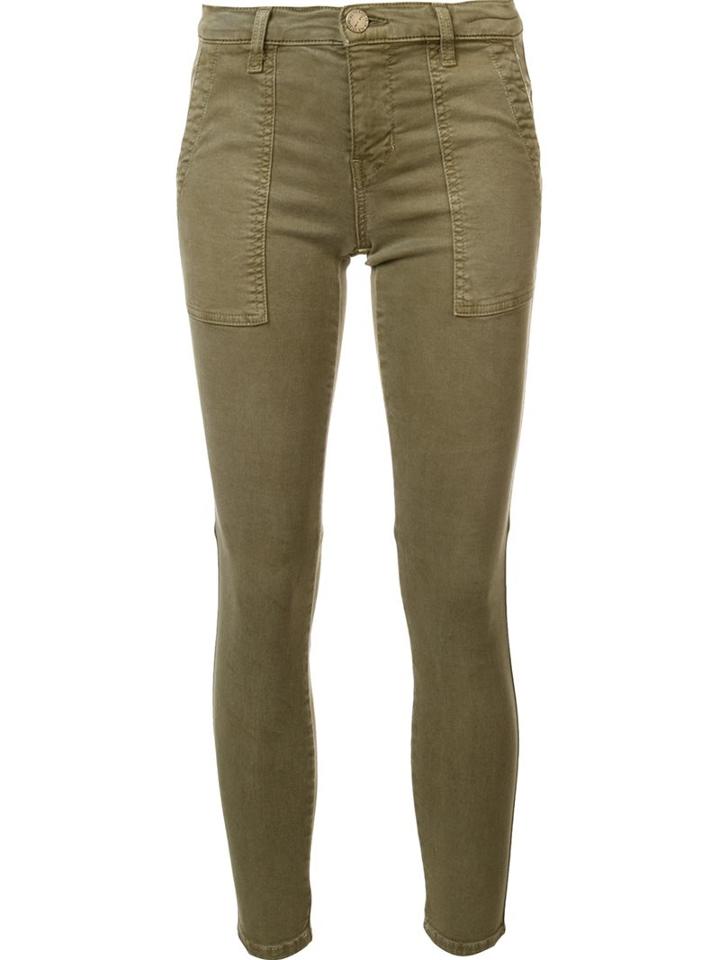 Current/elliott 'the Station Agent' Trousers, Women's, Size: 28, Green, Cotton