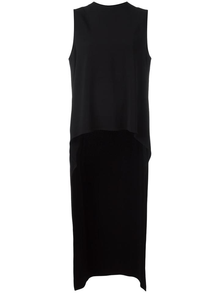 Marni Sleeveless Dip Back Top, Women's, Size: 42, Black, Spandex/elastane/acetate/viscose