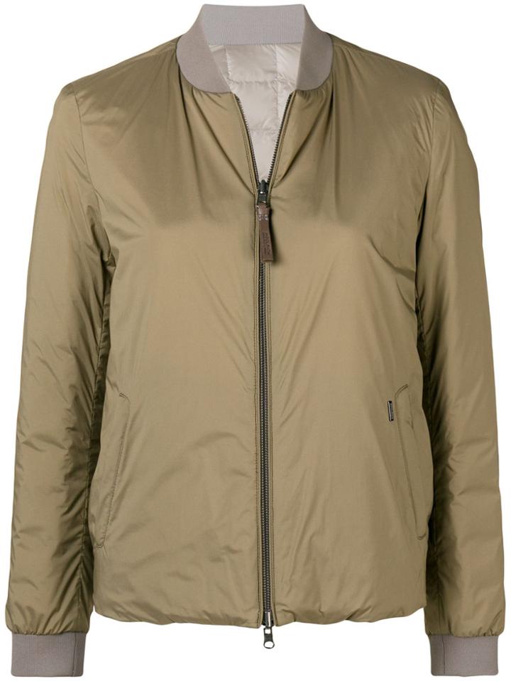 Woolrich Reversible Bomber Jacket - Green