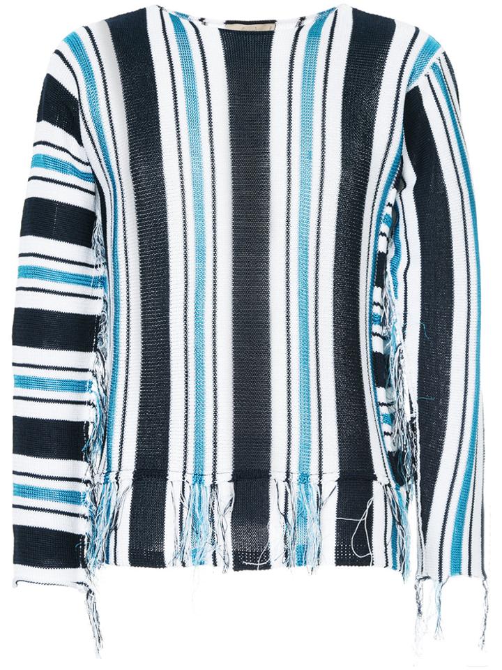Maison Flaneur Striped Jumper - Blue
