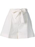 Pinko High-waisted Shorts - White