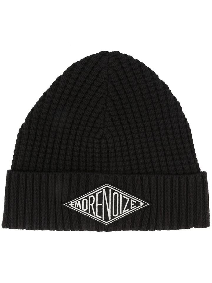 Diesel 'more Noize' Beanie, Adult Unisex, Black, Cotton