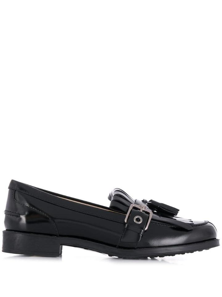 Tod's Tasseled Loafers - Black