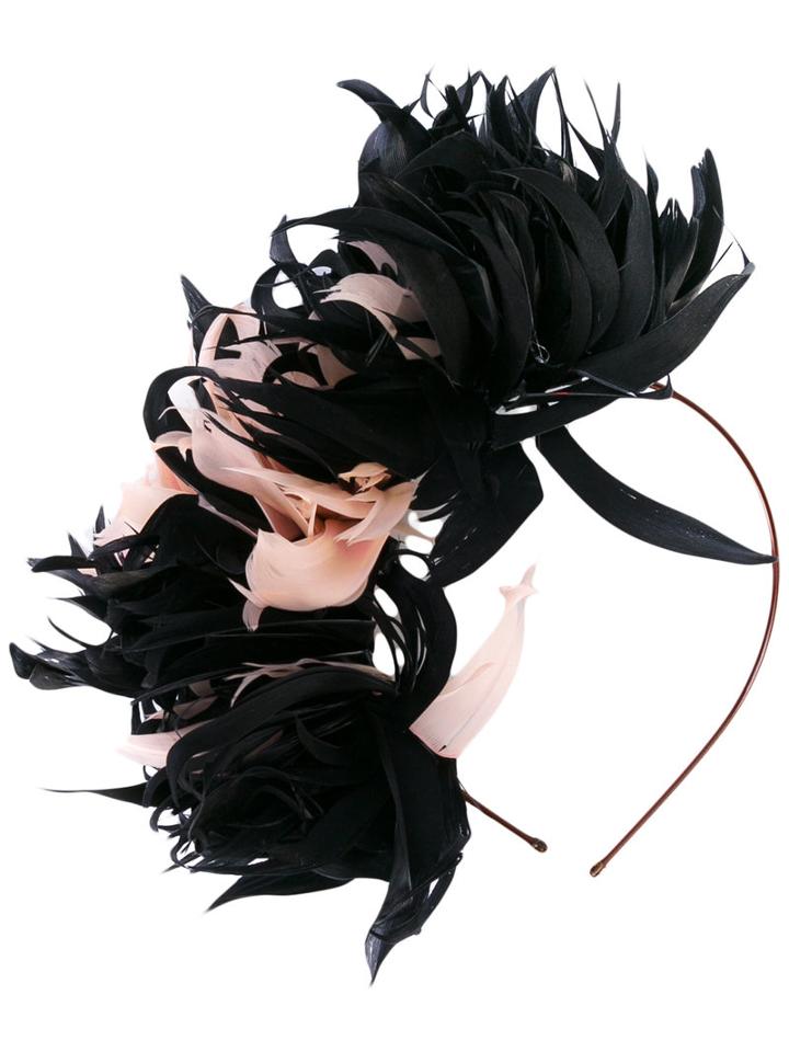 Eugenia Kim - Feathered Headband - Women - Turkey Feather - One Size, Black, Turkey Feather