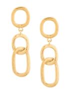 Kenneth Jay Lane Chain Pendant Earrings - Gold