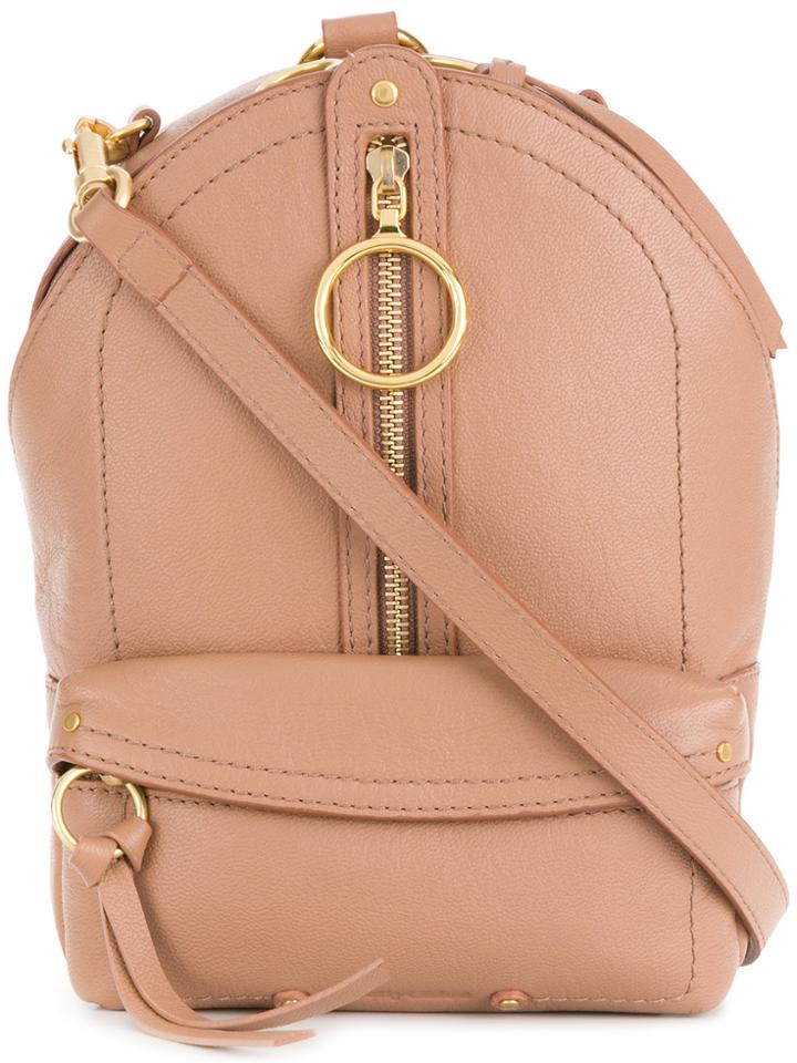 See By Chloé Mino Small Backpack - Nude & Neutrals