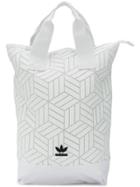 Adidas Geometric Logo Backpack - White