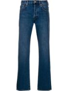 Ps Paul Smith Zebra Patch Straight Jeans - Blue