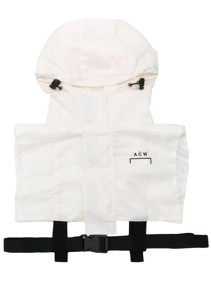 A-cold-wall* Harness Hood - White