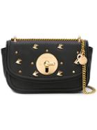See By Chloé Small 'lois' Crossbody Bag, Women's, Black, Calf Leather/cotton/metal
