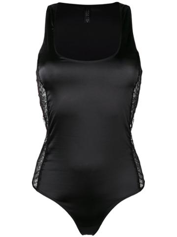 Maison Close - Pure Tentation Thong Body - Women - Nylon/spandex/elastane - Xl, White, Nylon/spandex/elastane
