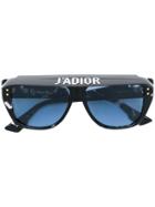 Dior Eyewear Tinted Aviator Sunglasses - Black