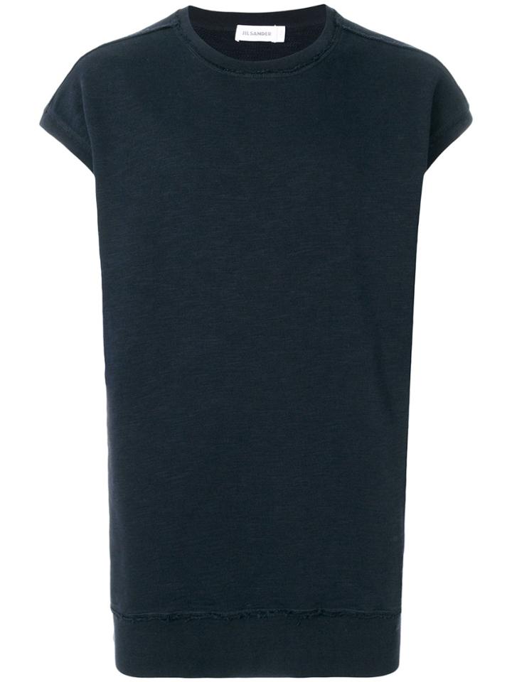 Jil Sander Sweat Tank Top - Blue