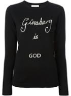 Bella Freud `ginsberg Is God` Jumper
