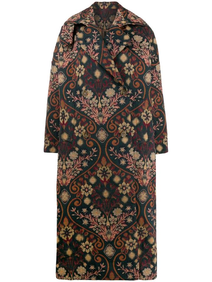 Preen By Thornton Bregazzi All-over Print Coat - Multicolour