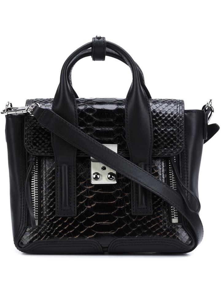 3.1 Phillip Lim Mini 'pashli' Satchel, Women's, Black, Leather