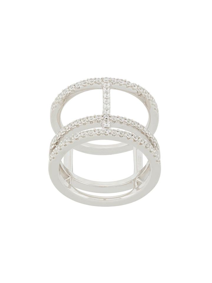 Apm Tiered Ring - Metallic