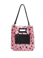 Kenzo Rose-print Mesh Tote - Pink
