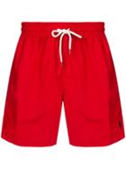 Polo Ralph Lauren Drawstring Waist Swim Shorts - Red