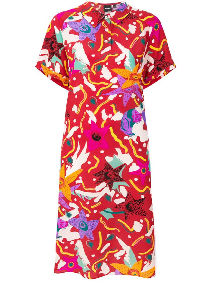 Aspesi Printed Polo Dress - Multicolour