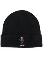 Polo Ralph Lauren Holiday Ribbed-knit Beanie - Black