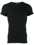 Giorgio Armani Pre-owned 1990's Cashmere Shortsleeved Ribbed Sweater -