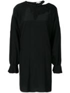 Giacobino Embellished Neck Oversized Dress - Black