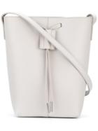 Pb 0110 Bucket Crossbody Bag, Women's, Grey, Leather