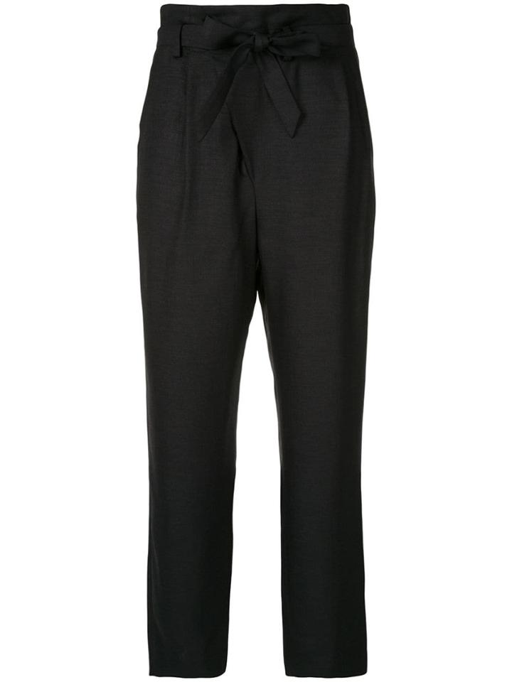 Muller Of Yoshiokubo High-waist Tailored Trousers - Black