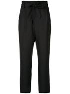 Muller Of Yoshiokubo High-waist Tailored Trousers - Black