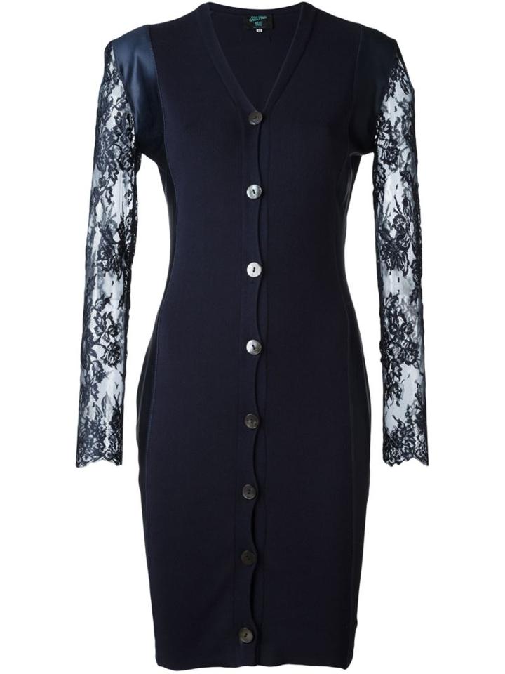 Jean Paul Gaultier Vintage Lace Sleeve Dress