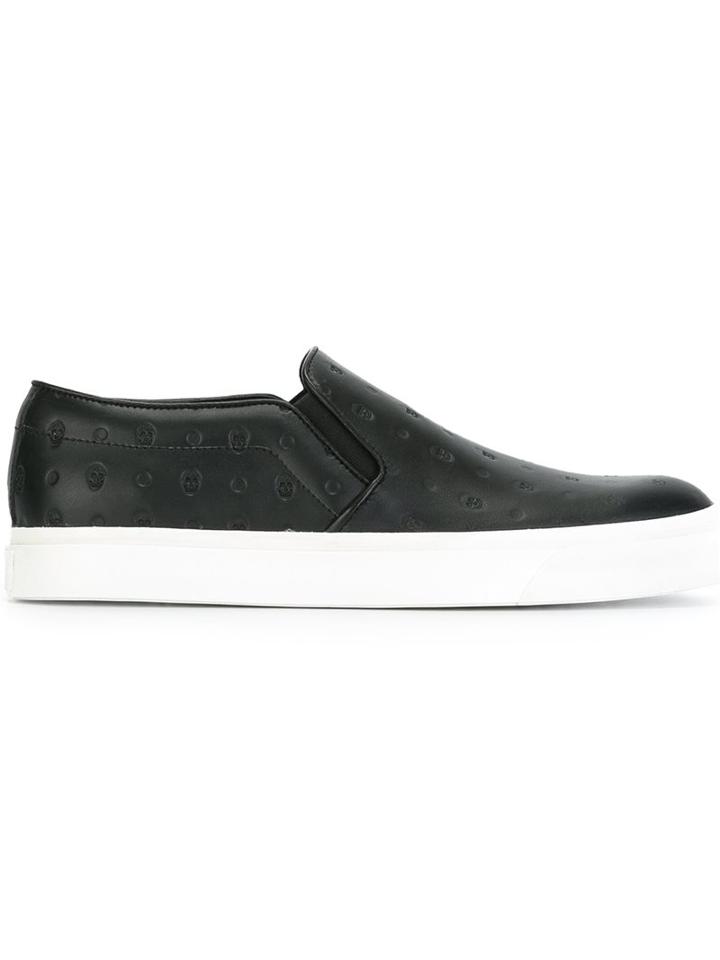 Alexander Mcqueen Skull Embossed Sneakers