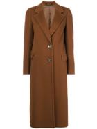 Tagliatore Formal Long Coat - Brown